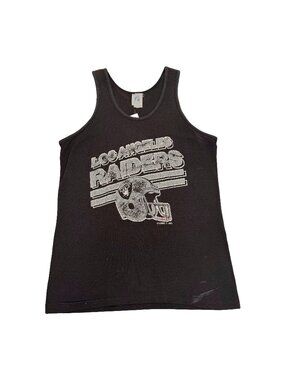 Vintage Logo 7 Los Angeles Raiders Tank Top S